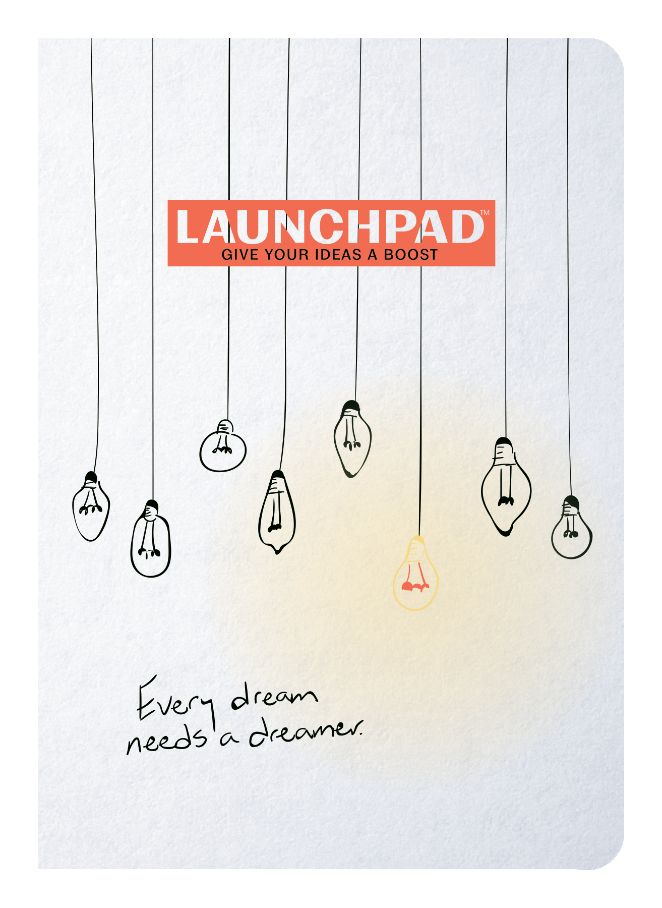 Dreamer Launchpad outside front cover mock-up